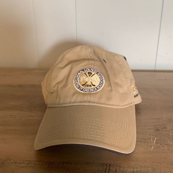 NWOT PGA Tan Adjustable Hat - Picture 1 of 5